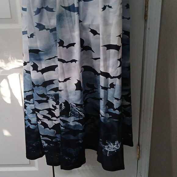 Halloween bats fit flare party dress  Sz 3XL  NWOT - Picture 7 of 9